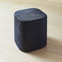 Contemporary pouf oakcustomcommercial
