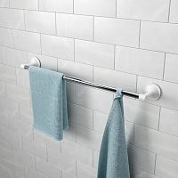 1-bar towel rack FLEX SURELOCKwall-mountedchrome
