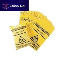 Aircraft garbage bag for biological hazards