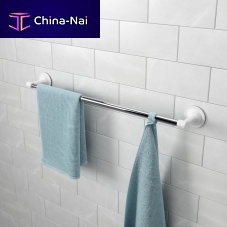 1-bar towel rack FLEX SURELOCKwall-mountedchrome