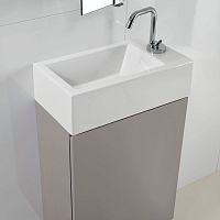Countertop washbasin SMALLceramicrectangularcontemporary