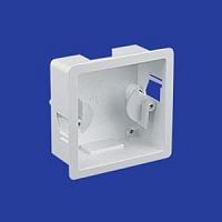 Surface mounted electrical box for sockets