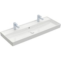 Built-in washbasin COLLARO : 4A33C4ceramicdoublerectangular