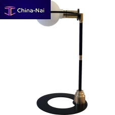 Table lamp LONOREbrassopalescent glasscontemporary