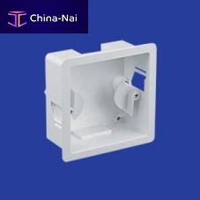 Surface mounted electrical box for sockets