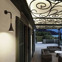 Contemporary wall light BELLindooroutdoorglass