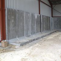 Reinforced concrete wall Lprefabwith modular panels