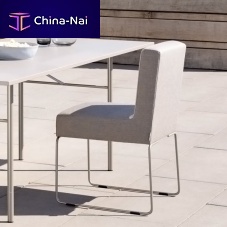 Contemporary garden chair CHERoutdoorpatiostainless steel