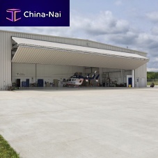 Folding hangar door PREMIERfor aircraftfor helicopterautomatic