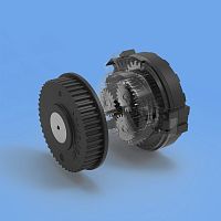 Electric drivetrain system for light vehicles
