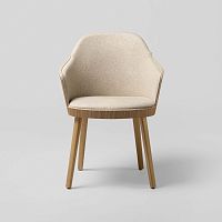 Contemporary chair KAIAKindoorfabricmolded plywood