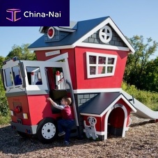 Outdoor playhouse Fire Station EN - Design 6118for playground