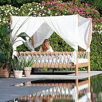 Canopy garden bed TUSKANYdoublecontemporaryBatyline®