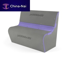 Bathroom bench JACKOBOARD® S-Kitcontemporaryextruded polystyrenewith backrest
