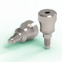 Titanium healing abutment 0007 seriesinternalstraightscrew