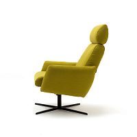 Contemporary armchair 177fabricwith footrestreclining