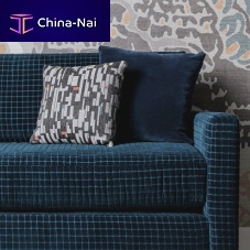 Upholstery fabric 4261 SMALTIgeometric patternvelvetacrylic