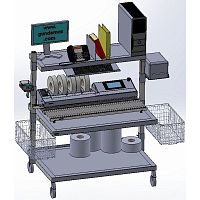 Cutting machine workstation GM1215WSTlabelingprintingsealing