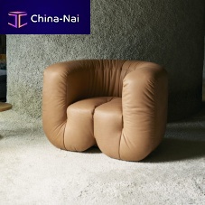 Contemporary armchair DS-707 Canadafabricleatherhandmade