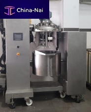 Steam boiling pan for the pharmaceutical industry