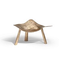 Contemporary armchair ICONIQUEmetalcopper-coloredby Claudio Cappellini