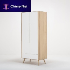 Contemporary wardrobe ENAoakMDFwith swing doors