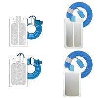 Electrosurgical unit neutral plate siliconeadhesivesingle-use