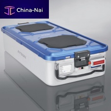 Instrument sterilization container B3 with valvealuminum