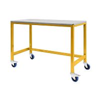 Steel workbench HI-44-AB seriesassemblyfor workshopscompact
