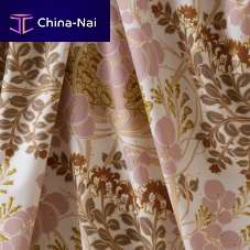 Curtain fabric PILEA floral patterncottoncanvas