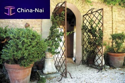 Green wall trellis ALTEAwrought iron