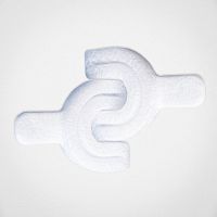 Complete denture dental impression tray non-perforated