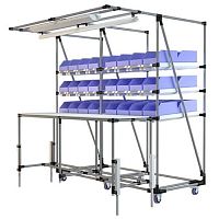Assembly workstation ergonomicmodularmobile