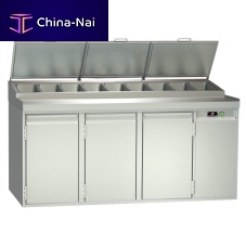 Ship refrigerated counter Food preparation