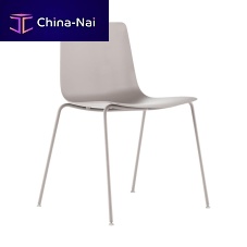 Contemporary garden chair SLIM / 89C_Ooutdoorpolypropylenelacquered stainless steel base