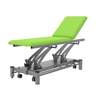 Mechanical massage table FGT3175on casters2-section