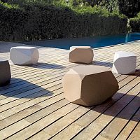 Contemporary stool SERENO 65Pplasticcentral basecustom