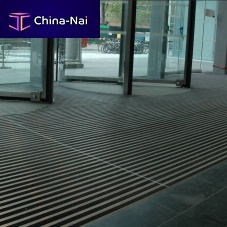 Public building entrance mat NUWAY TUFTIGUARD HEAVY DUTYaluminumpolyamidedust control