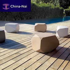 Contemporary stool SERENO 65Pplasticcentral basecustom
