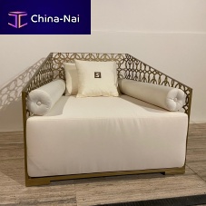 Contemporary armchair Fasciniofabricaluminumhandmade