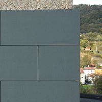 Zinc panel for facadefor facade coveringcover
