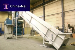 Belt conveyor horizontalinclinedfeeding