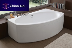 Corner bathtub SURI 175free-standinghydromassageacrylic