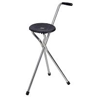 T-handle walking stick ES851tripodwith seat