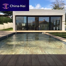 Swimming pool cover with rods POOLDECKsecuritythermalwinter