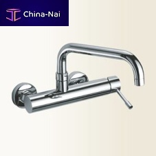 Wall-mounted mixer tap 2220chromed metalkitchen1-hole