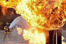 Fire-resistant technical fabric waterproofanti-staticPTFE