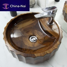 Countertop washbasin ROMAN woodencustomcustomizable