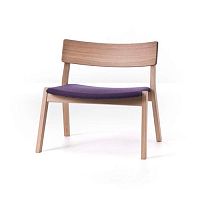 Contemporary fireside chair FRAMEbeechoakby Paola Navone
