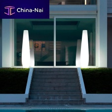 Contemporary light column DELOSpolyethyleneoutdoor